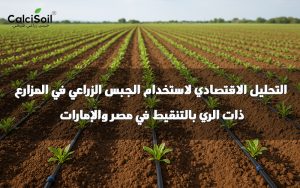 التحليل الاقتصادي لاستخدام الجبس في المزارع ذات الري بالتنقيط في مصر والإمارات