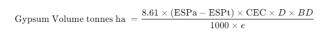 Agricultural gypsum volume I need 2 gypsum volume i need