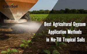 Best Gypsum Application Methods in No-Till Tropical Soils