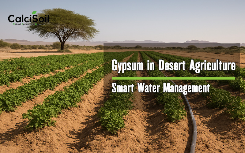 Gypsum in Desert Agriculture 1 Gypsum in Desert Agriculture