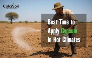 Best Time to Apply Gypsum in Hot Climates