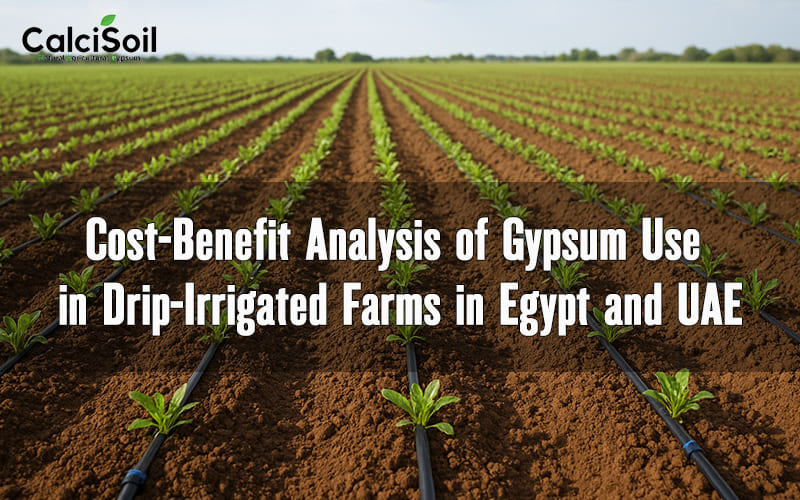 Gypsum Cost Benefit Analysis for Drip Irrigation in Egypt & UAE